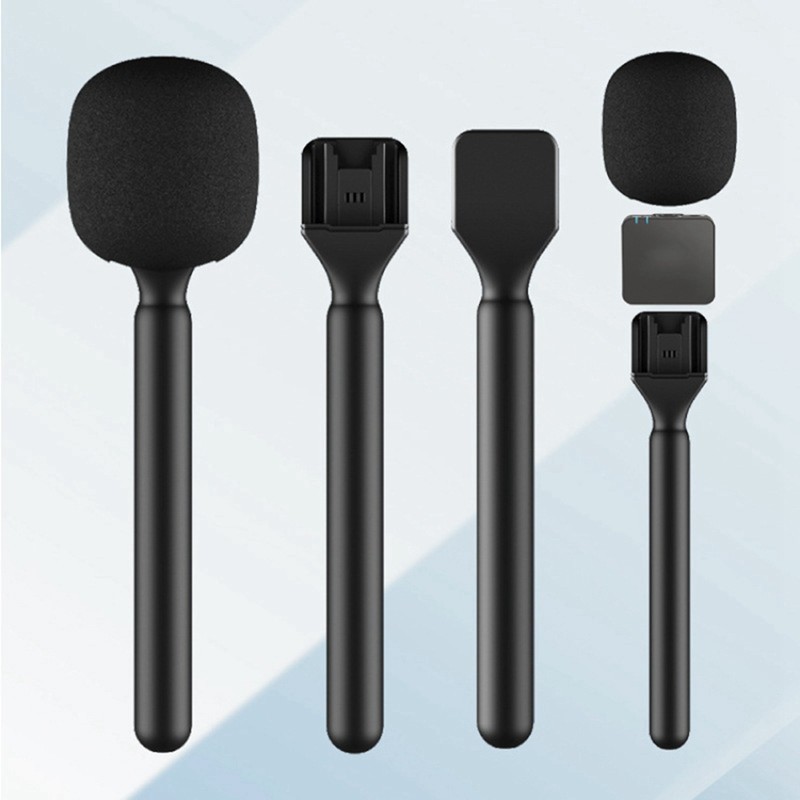 Micro Phỏng Vấn Bộ Chuyển Đổi Cầm Tay Cho Rode Wireless Go / GoII / DJI Mic / Relacart / Bộ Phát Không Dây