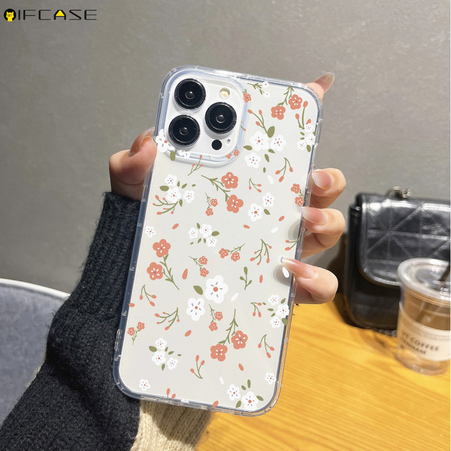 Dành Cho Realme 15 14 Pro Plus 15T 14x Note 70 70T 60 Narzo 80 Lite C75x C73 C71 4G 5G Vỏ Điện Thoại Hoa Hồng Trong Suốt Nghệ Thuật Đơn Giản Dễ Thương Vỏ Mềm