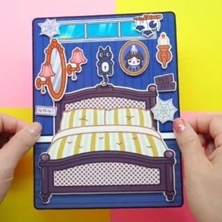 Đồ Chơi Bé Gái Ngôi Nhà Búp Bê Tocaboca Wednesday Quite Book Đồ Chơi Montessori H20N