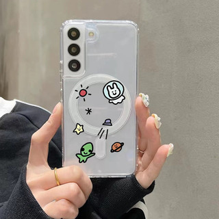 Phim Hoạt Hình Cặp Đôi Phong Cách Ví Phù Hợp Với Samsung s22 s22plus ultra Case Girly S23 S23Plus s23fe s24 s24plus s24ultra Ốp điện thoại