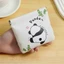 JUNYUE88US Túi Đựng Mỹ Phẩm Mini, Túi Bảo Quản Son Môi Gấu Trúc Da Pu, Túi Đựng Hàng Nhỏ Lá Mùa Xuân Túi Du Lịch Đồ Dùng Trang Sức Túi Bảo Quản Túi Kính Thay Đổi Lưu Trữ