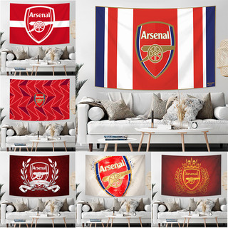Câu Lạc Bộ Bóng Đá Arsenal Logo Tường Tấm Thảm Polyester Có Kẹp Treo Tường Tấm Thảm Trang Trí Nhà Cửa Quà Tặng