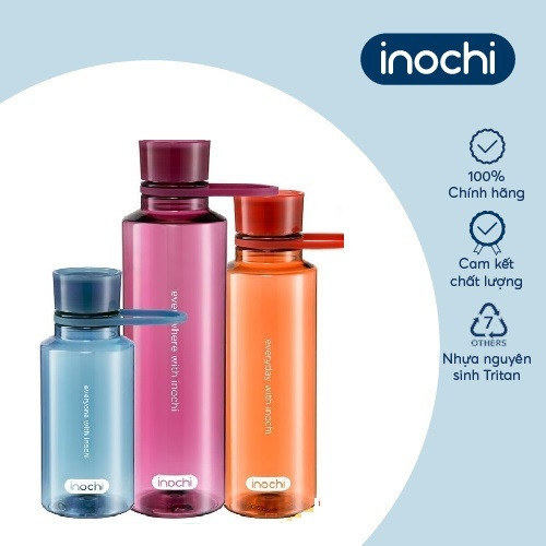Ikishop _ Bình Nước Thể Thao Kita Slim Inochi 350ml 500ml 700ml Nhiều Màu Chính Hãng | BigBuy360 - bigbuy360.vn