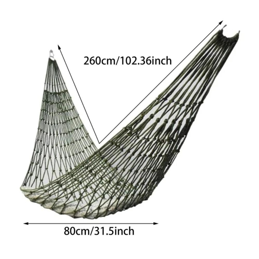 Võng thể thao HOBBYIN, Võng cắm trại bằng lưới xoay, Sân vườn treo di động bằng Nylon rắn