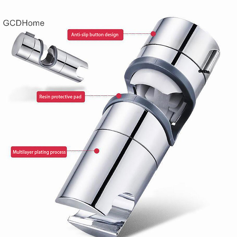 Phụ kiện phòng tắm GCDHome 360° Xoay 18-25mm Giá đỡ vòi hoa sen có thể điều chỉnh Giá đỡ vòi hoa sen Kẹp vòi hoa sen Đường ray trượt HOT
