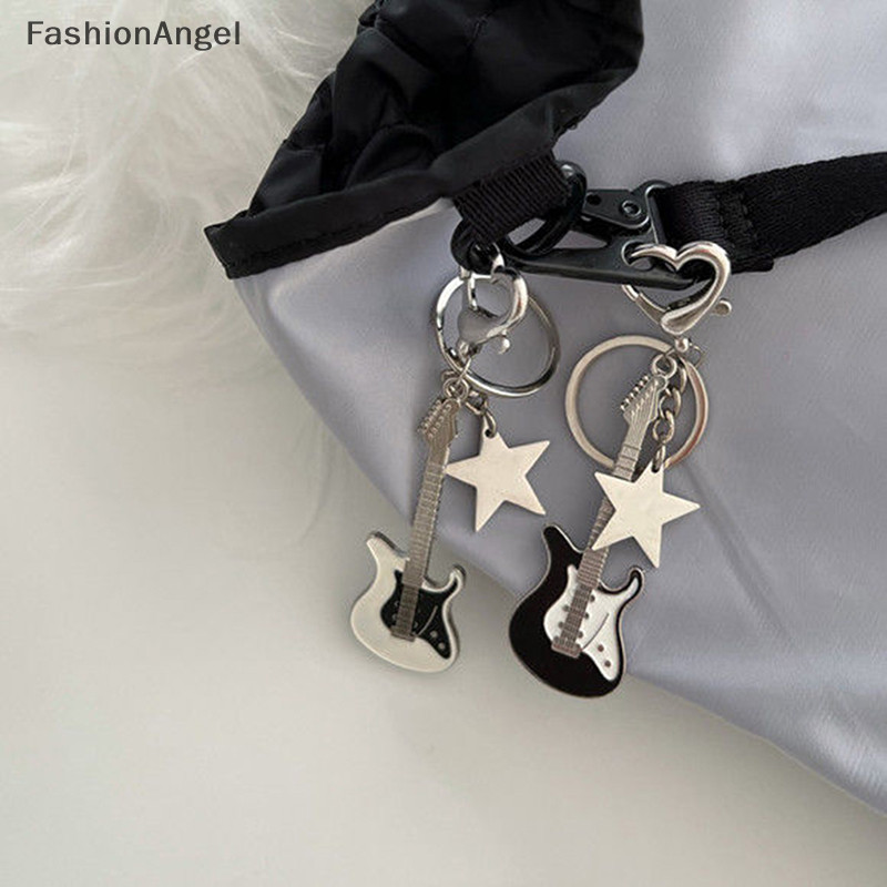 FashionAngel Y2k Guitar Trái Tim Tình Yêu Ngôi Sao Cho Nữ Ngọt Ngào Thoáng Mát Xu Hướng Thời Trang Mặt Dây Chuyền Vintage Thẩm Mỹ Phụ Kiện Quà Tặng Mới TH
