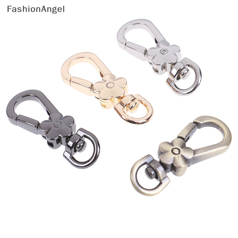 Fashionangel Tự Làm Túi Phụ Kiện Kim Loại Túi Xách Kẹp Tay Cầm Hoa Tôm Hùm Kẹp Móc TH