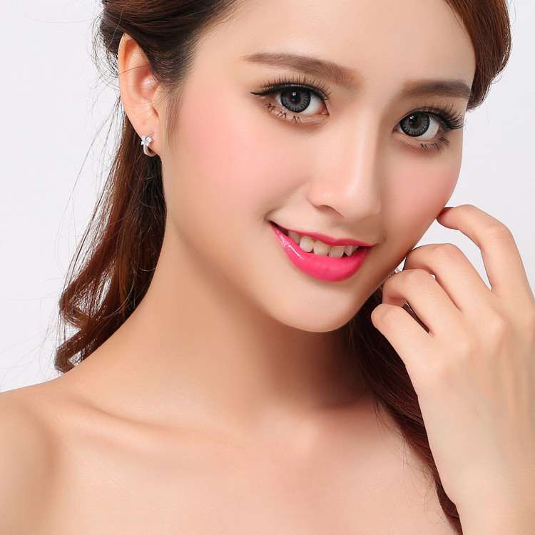 Bạc 925 Bướm Zirconia Bông Tai Vòng Nhỏ Cho Nữ Đẹp Aros Huggies Bông Tai Trang Sức