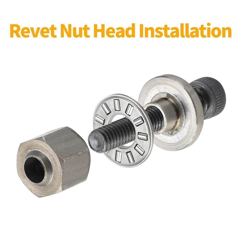 Neaverler 1 Cái Dụng cụ tán đinh thủ công, M3 M4 M5 M6 M8 M10 Đai ốc đinh tán cầm tay Mandrel Staple, Lắp đặt dễ dàng Bộ chuyển đổi tán đinh điện cho bộ công cụ đinh tán đầu đinh tán đinh tán đinh tán đinh tán