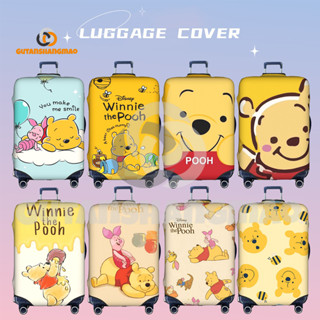 Disney Winnie the Pooh Hành Lý Có Thể Giặt Được Vali Bảo Vệ Chống Trầy Xước Vali Phù Hợp Với 18-32 Inch