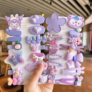 Set kẹp,Cặp,Cột tóc 14 món cho bé gái hình hoạt hình cute xinh xắn Dễ thương