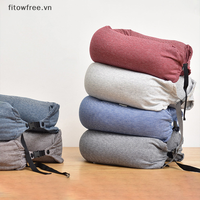 Pre 1 Gối Bảo Vệ Cổ Hình Chữ U Xe Máy Bay Tựa Đầu Xốp Hạt Gối Cotton al ...