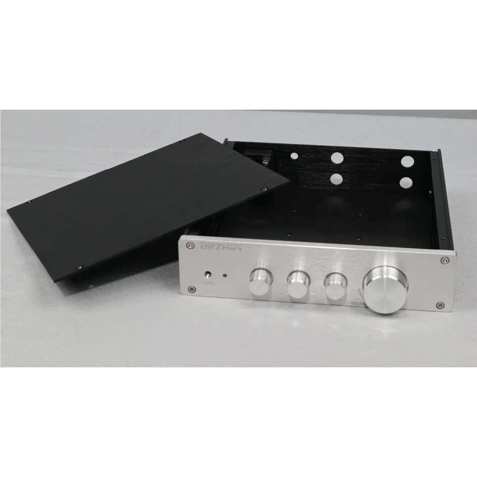 W190 H46 D191 MỚI 2104 Vỏ giải mã DAC cỡ nhỏ DIY Hi End Bộ khuếch đại công suất hạng sau Cung cấp khung gầm Anodize Vỏ âm thanh nhôm
