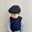 Mũ nồi SNUGHOUSE, Mũ lưỡi vịt thoáng khí Denim cổ điển, Mũ lưỡi thêu chữ thời trang màu trơn cho trẻ em