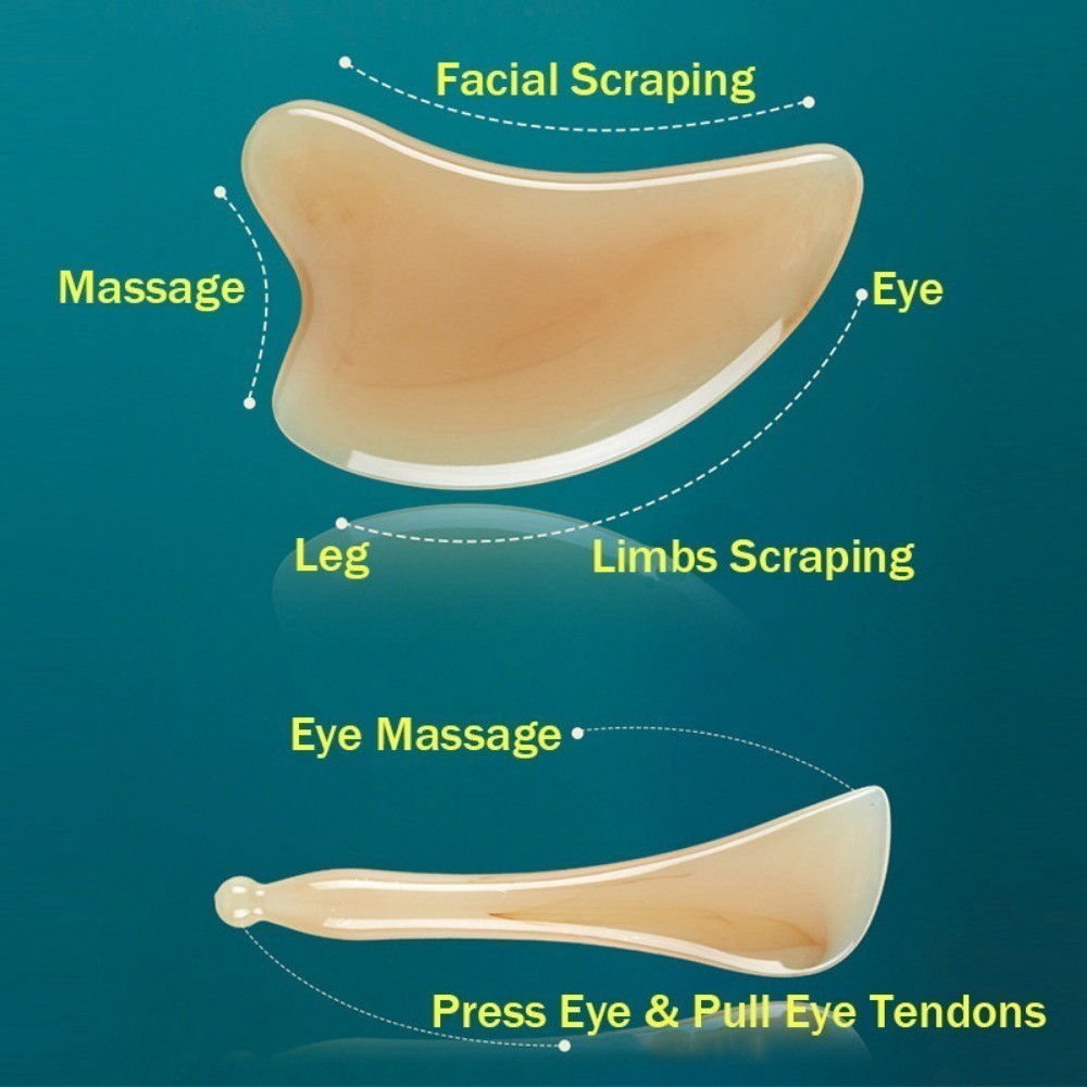 SEVICH  Gua Sha Tools Mặt nạ massage guasha để chăm sóc da mặt Chăm sóc da mặt massage cổ mặt 3in1
