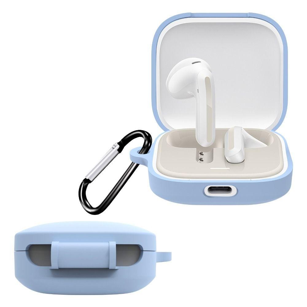 ESSENCEH Cover, Bảo vệ silicon, Phụ kiện tai nghe có móc Vỏ vỏ chống trầy xước cho Redmi Buds 6 Active