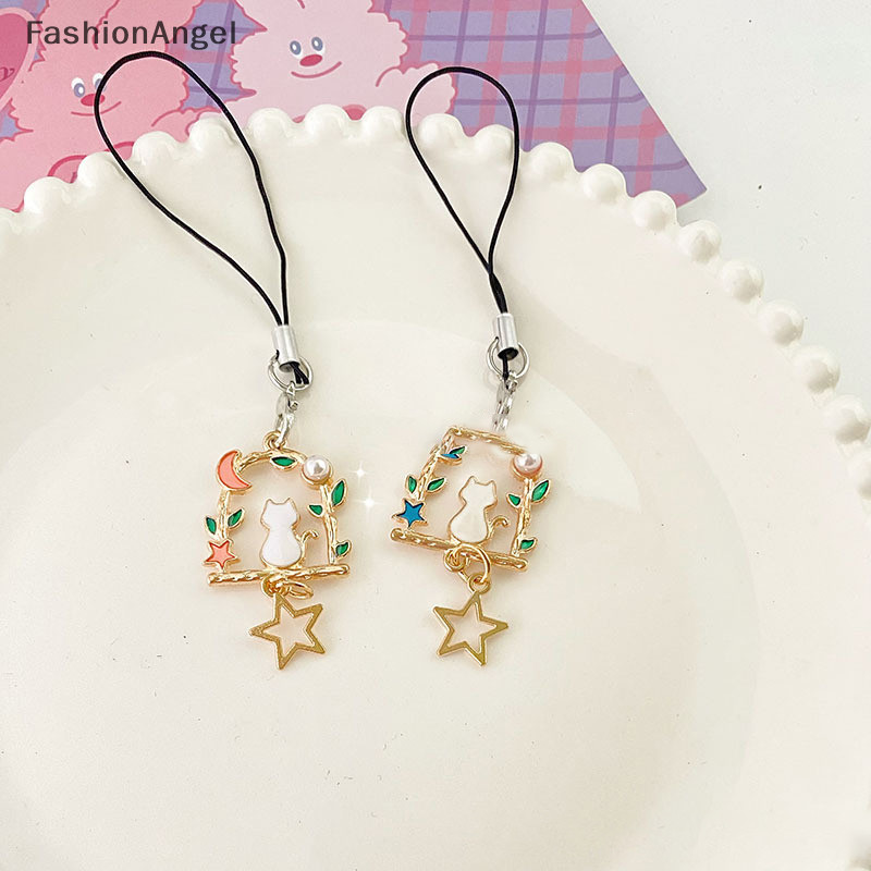 FashionAngel Hoa Dễ Thương Dây Điện Thoại Móc Khóa Mặt Dây Chuyền Vỏ Điện Thoại Dây Đeo Nữ Cô Gái Điện Thoại Trang Sức Chống Mất Dây Móc Khóa TH