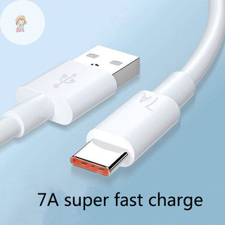 Cáp USB TWE 7A 100W Type C Cáp sạc siêu nhanh cho Huawei mate40Pro nova9 VN