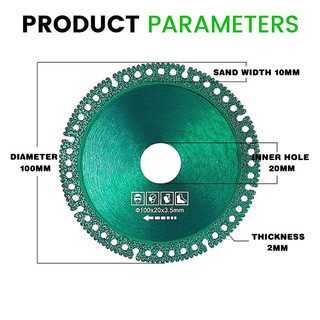 Lưỡi Cưa 6 Trong 1 100mm Siêu Mỏng, Dùng Cắt Gạch Men, Gỗ, Đá Hoa Cương, Chất Lượng Cao, Giá Tốt, Free Ship