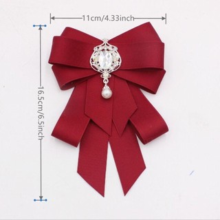 Thắt nơ Pure Cotton với pha lê đính đá, ruy băng cổ điển dành cho cả nam và nữ