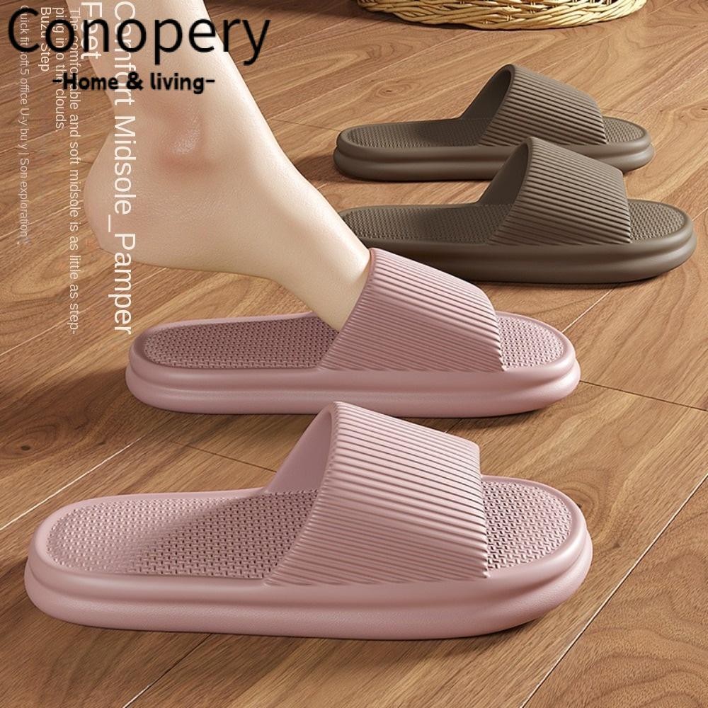 Dép Dày CONOPERY, Giày Đi Biển Chống Trơn Trượt EVA, Dép Phòng Tắm Unisex Đế Mềm