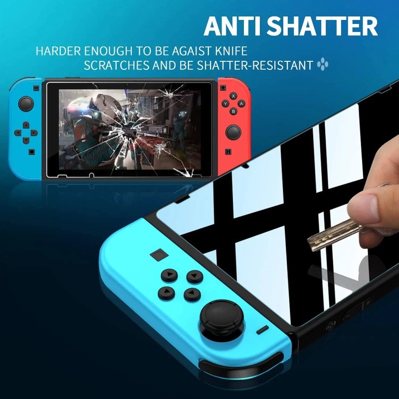 Phim kính cường lực HD 400D cho Nintendo Switch Lite/Oled 5.5/6.2/7 inch, chống trầy xước, chống ánh sáng xanh