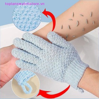 Toplanswatchstore 1 Chiếc Tắm Lột Găng Tay Tẩy Tế Bào Chết Găng Tay Massage Cho Cơ Thể Tẩy Tế Bào Chết Bọt Biển Rửa Da Dưỡng Ẩm SPA VN
