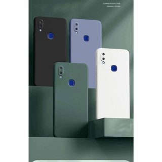 Thời trang mới Vivo V9 Y95 V11i V11 Pro Y93 S1 Khung cản vuông mỏng Vỏ silicon TPU mềm có dây đeo cổ tay