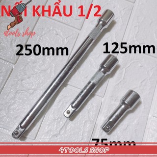 Đầu nối dài khẩu 1/2 dài 75-250mm, nối dài tuýp size 1/2 (phổ thông)