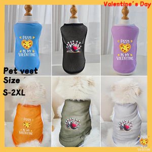 ✨ Hàng MỚI ✨ S-2xl Thú Cưng Lãng Mạn Thời Trang Lưới Áo Vest Ngày Lễ Tình Nhân Thoải Mái Quần Áo Cho Chó