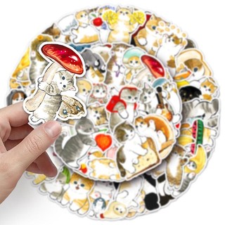 Bộ 50 Kawaii Hoạt Hình Mèo Dễ Thương Graffiti Đề Can Đồ Chơi Trẻ Em Quà Tặng DIY Sổ Lưu Niệm Đàn Guitar Laptop Điện Thoại