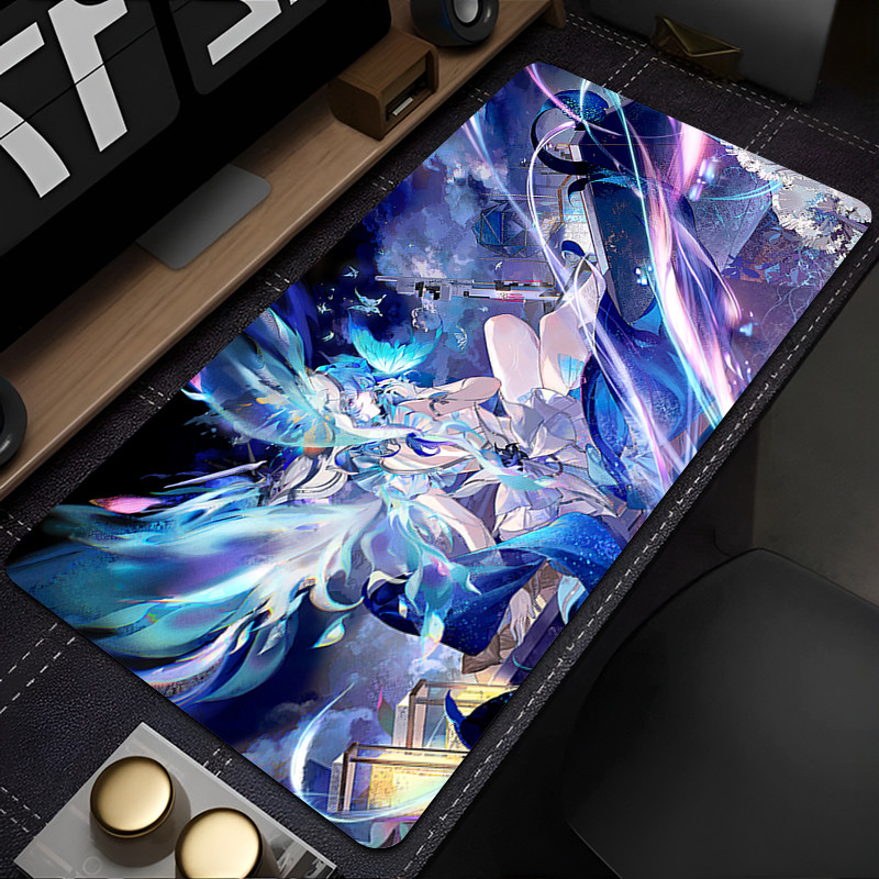 Gió hú Sóng The Shorekeeper Miếng Lót Chuột Phụ Kiện Chơi Game Văn Phòng Game Thủ Bàn Phím Bàn Thảm Chống Trơn Trượt Laptop PC Thảm Mousepad