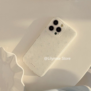 Ốp Lưng TPU iPhone 12 13 14 15 16 Pro Max Appe iPhone Case 16Plus 11 Clear 14 Bao Gồm Tất Cả Chống Rơi Mềm Lấp Lánh Hoa