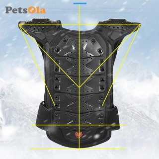 Áo khoác bảo vệ Áo Vest xe máy phản quang cho trượt tuyết Equestrian Motocross Skateboarding