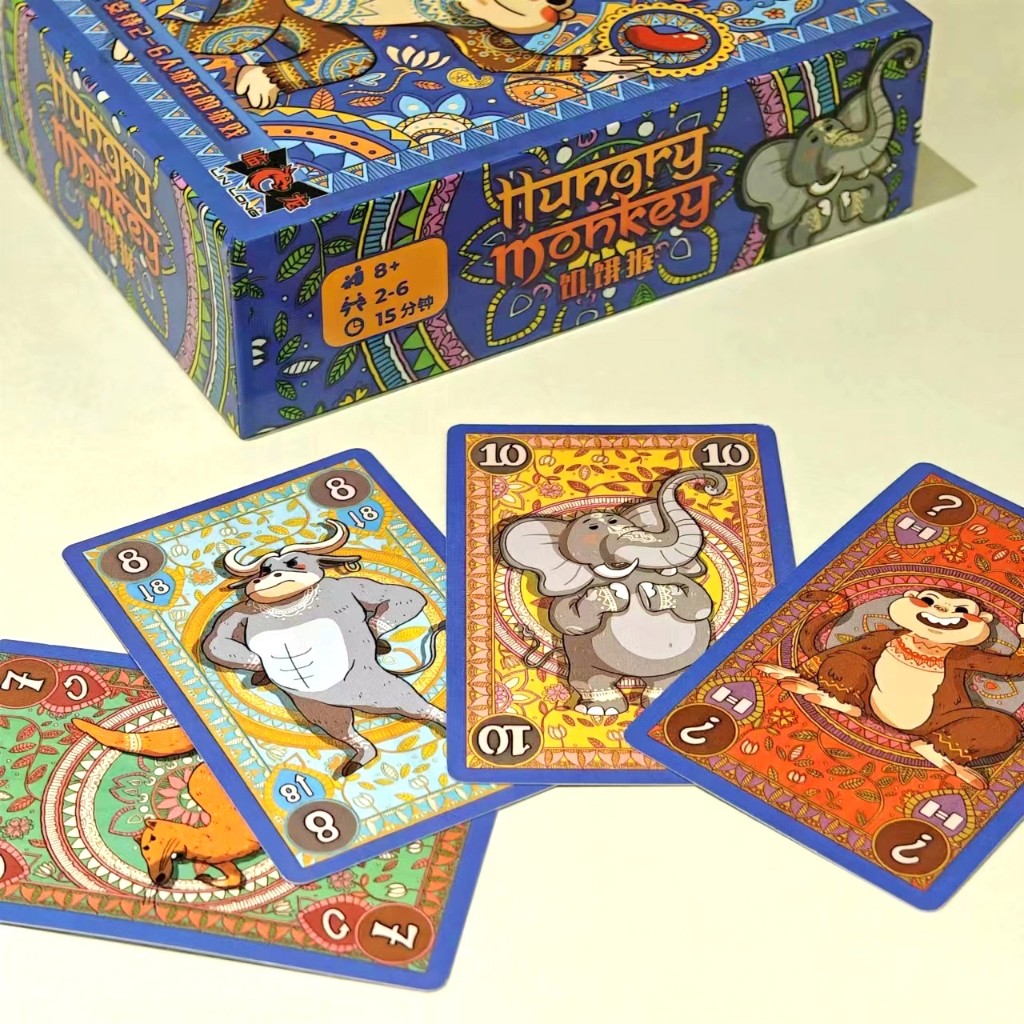 [Luật Việt] Boardgame Hungry Monkey Khỉ Con Đói Bụng Tigar