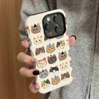 Ốp Lưng 2 Trong 1 Cho Apple 17 / 16 Ốp Điện Thoại iPhone 15 Pro Max Phim Mới 14 / 13 Sáng Tạo 12 / 11 Pro Max 7 / 8 Plus Ốp Điện Thoại Bóng Hai Lớp