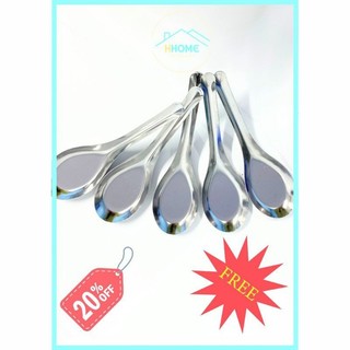 Combo 10c Thìa ăn cơm, muỗng phở inox 304 - dài 15cm - Trường An VN