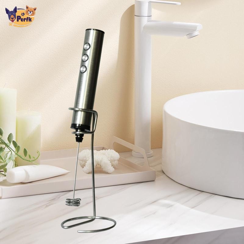 Giá đỡ tạo bọt sữa bằng kim loại Giá đỡ tạo bọt di động có tay cầm