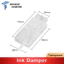 10 Chiếc Chất Lượng Cao Dung Môi Máy In Mực Giảm Chấn dumper Cho Epson I3200 DX5 XP600 4730 5113 JV33 In Đầu Mimaki JV33 JV5 CJV30 Galaxy Thunderjet