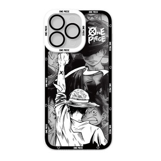 Ốp Điện Thoại Cho Iphone 16e 13 15 16 Pro Max 15 16 Plus Ốp Lưng Anime One Piece Nika Luffy Zoro Cool Camera Bảo Vệ Trong Suốt Silicon Chống Sốc Họa Tiết TPU Mềm