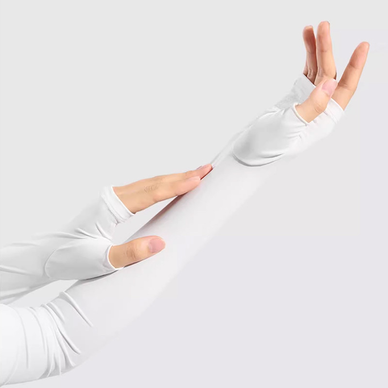 Ảnh Outpro Tay áo chống nắng ngoài trời Bảo vệ tia cực tím Ice Silk Găng tay đi xe đạp thoáng khí Bảo vệ cánh tay 3