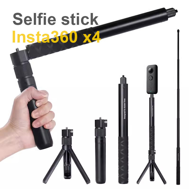 Bastone Selfie Invisible 150cm | Per Insta360, GoPro, DJI | In Fibra Di Carbonio | Leggero E Portatile - Foto 7