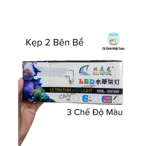 Đèn Led Kẹp Bể Cá 2 Bên XML 3 Chế Độ Màu