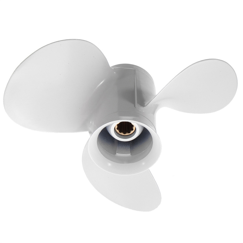[Dreamedge] Phụ kiện cánh quạt phía ngoài biển 9-7 / 8 X 12 cho 20-30HP 664-45954-001-EL Cánh quạt biển hợp kim nhôm 10 Spline Răng