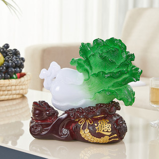 Tượng Bắp Cải Phát Tài Bunnies Tượng Decor Phòng Khách, Quà Khai Trương Tân Gia