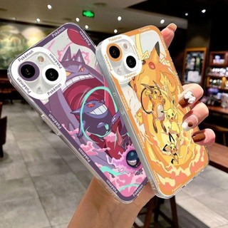 Ốp Lưng Cho Redmi Note 13 Pro 5G 12 4G 13 Pro Plus 12S Redmi 12 13C 12C A3 Vỏ Mềm Trong Suốt TPU Pokemon Dễ Thương Charmeleon Charizard Họa Tiết Squirtle Camera Bảo Vệ Vỏ Silicon