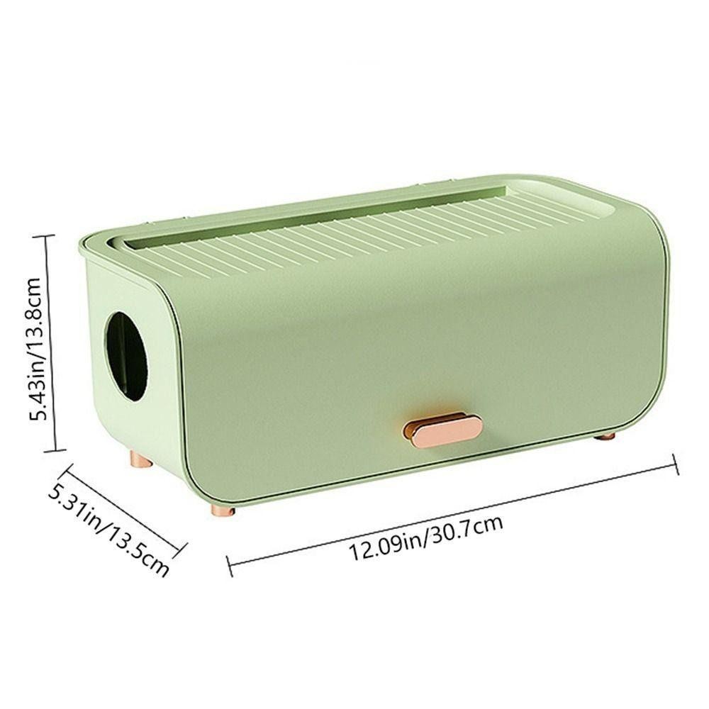 YUUKII 1 Cái Lưu Trữ Đường Dây Điện, Có Nắp Dây Cáp Cuộn Dây Hộp Bảo Quản Cáp, Máy Tính Để Bàn Gia Đình Bền Đẹp Chống Thấm Nước Sạc Ổ Cắm Sắp Xếp
