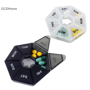 Gcdhome 7 Ngày Hàng Tuần Hộp Thuốc Máy Tính Bảng Di Động Du Lịch Hộp Thuốc Bảo Quản Thuốc Tổ Chức HOT Hộp Thuốc Gia Đình