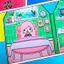 ĐỒ CHƠI NGÔI NHÀ BÚP BÊ GIẤY CẮT THỦ CÔNG DIY - TOCA LIFE WORLD - MẪU TA012 Ngôi nhà búp bê đồ chơi giấy thủ công toca
