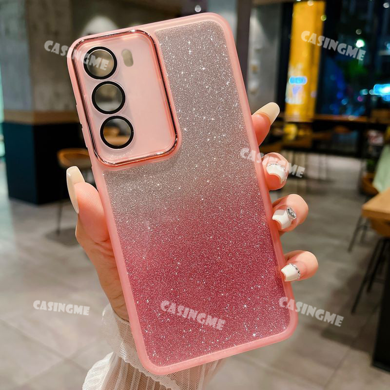 Realme C85 2024 Bling Long Lanh Vỏ Silicon Mềm Trong Suốt Ốp Điện Thoại Cho Realme C75 RealmeC75 C 75 75C 4G 5G 2024 Bảo Vệ Ống Kính Máy Ảnh Ốp Lưng Chống Sốc